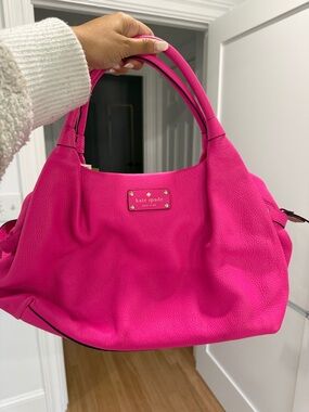 kate spade Hot Pink Stevie Berkshire road bag